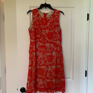 Lace Dress - Orange
